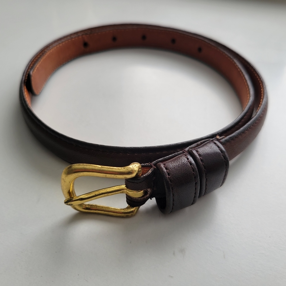 Coach 2802 Thin Leather Belt